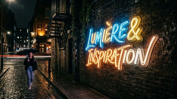 Créez un lettrage néon original alliant lumière et inspiration