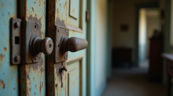 Réussir à ouvrir une porte claquée avec serrure abîmée